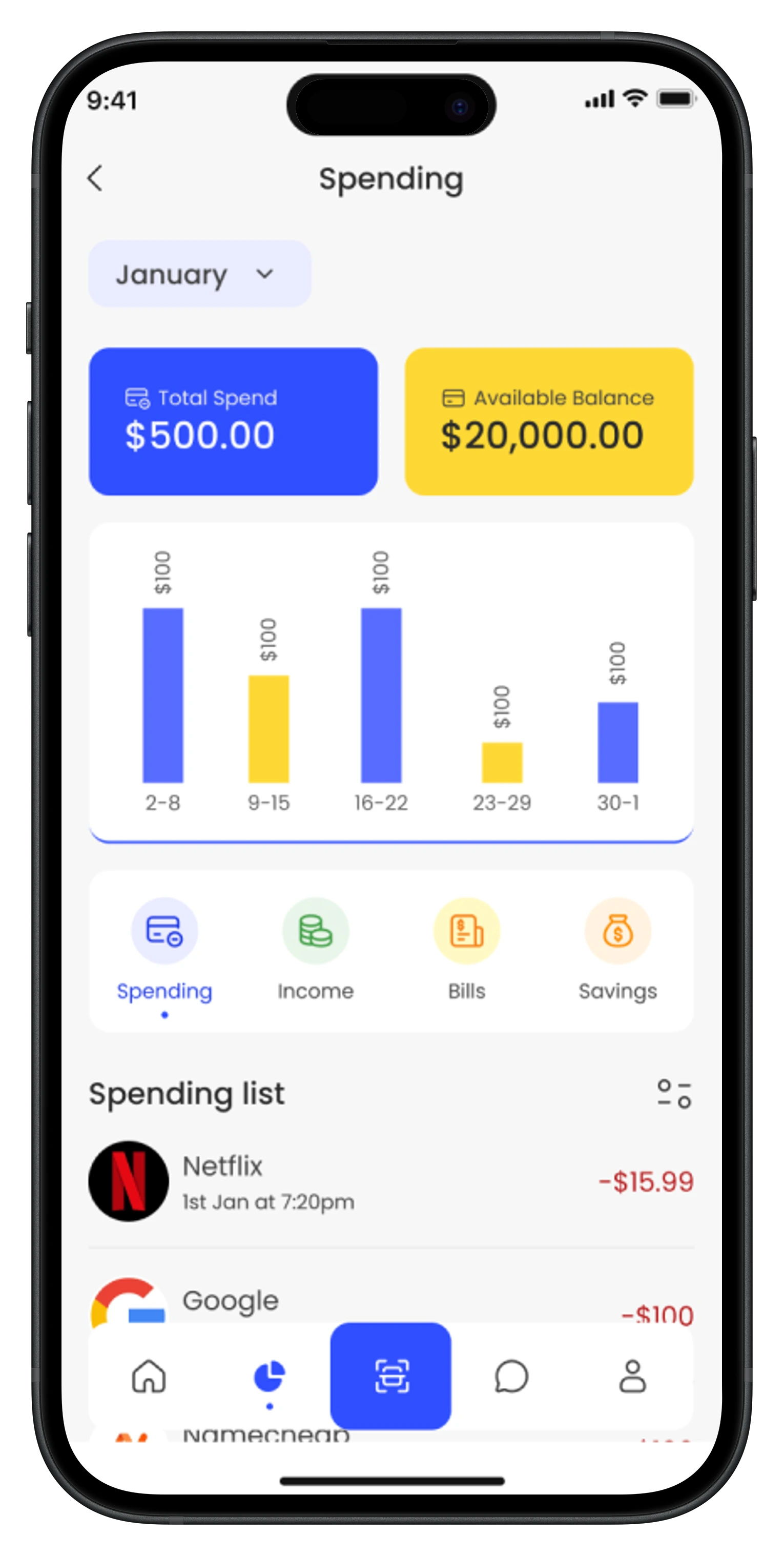app mockup